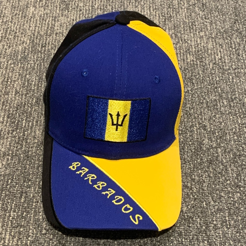 Barbados Adjustable Baseball Cap made of 100% Cotton - NWT